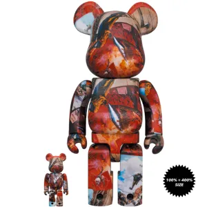 007 You Only Live Twice 100%   400% Bearbrick Set by Medicom Toy