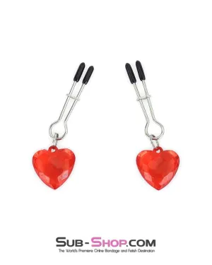 0518MQ      Heart's Desire Tweezer Nipple Clamps