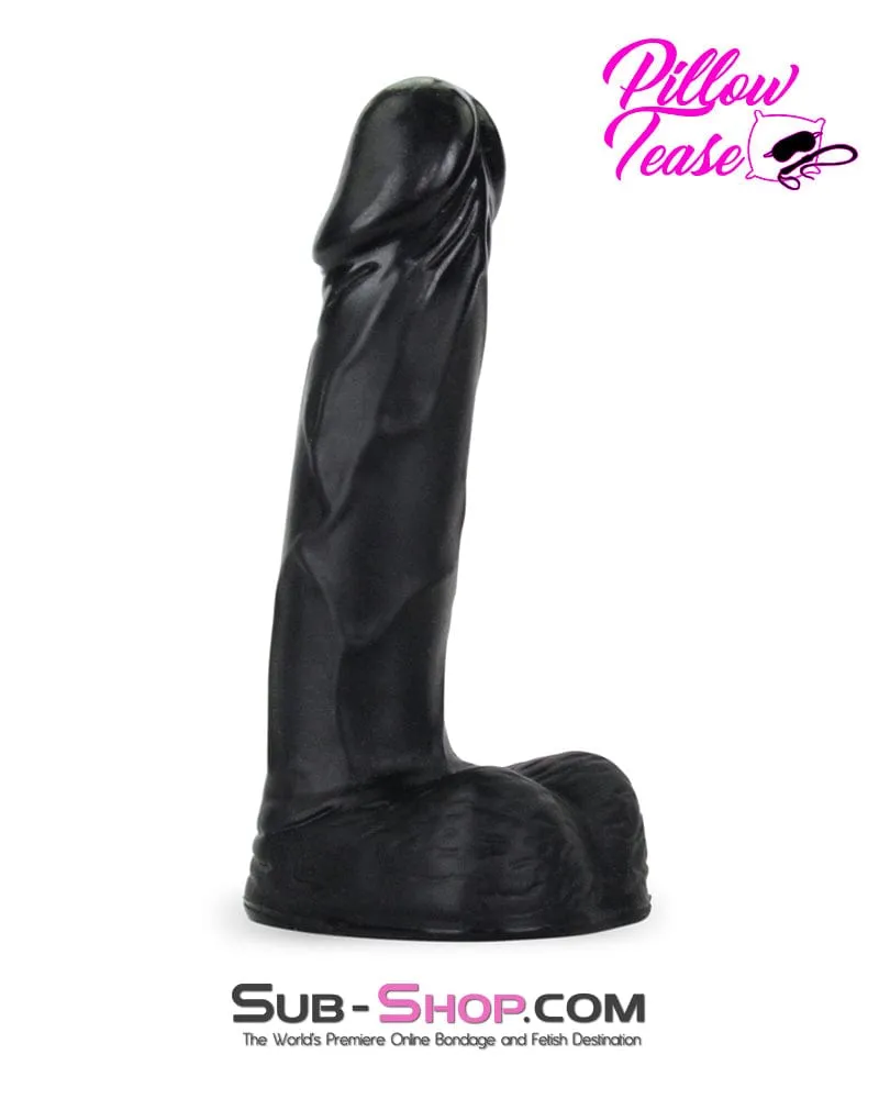 7339M      4.5” Mini Jelly Dildo, Black