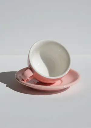8oz ORIGAMI Latte Cups and Saucers - various colors