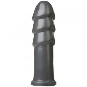 American Bombshell B-10 Warhead Dildo Grey 10 Inch