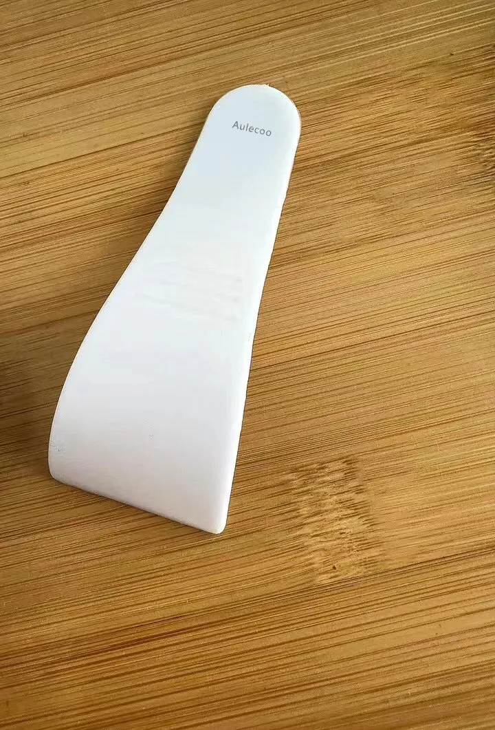 Aulecoo cosmetic spatula for hair removal preparations, non stick wax spatula, silicone spatula for home salon body use