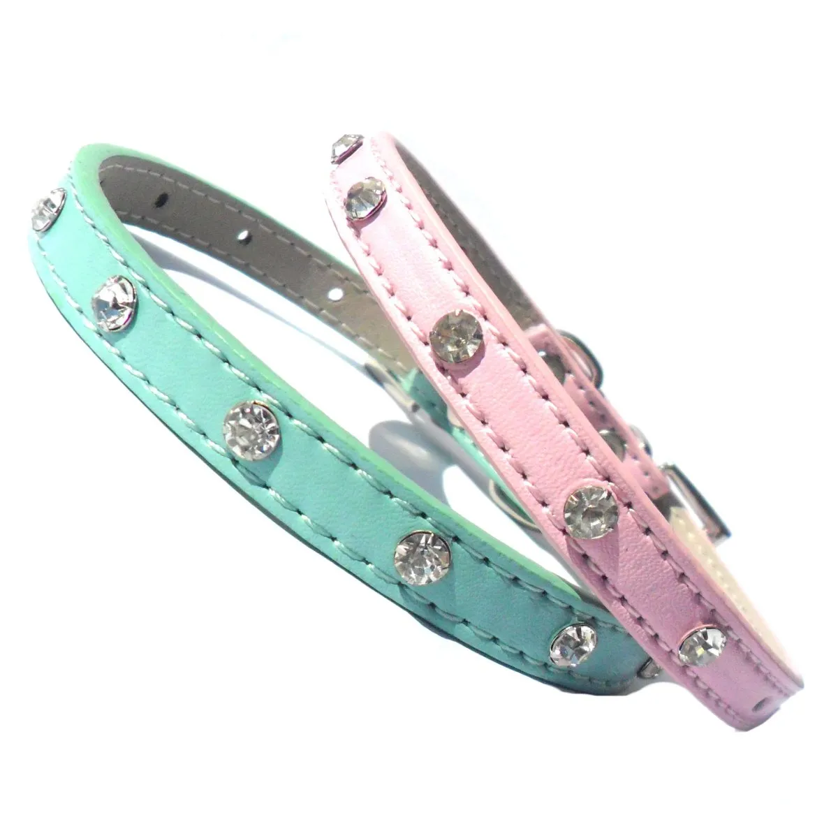 Baby Rhinestone Dog Collars