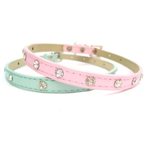Baby Rhinestone Dog Collars