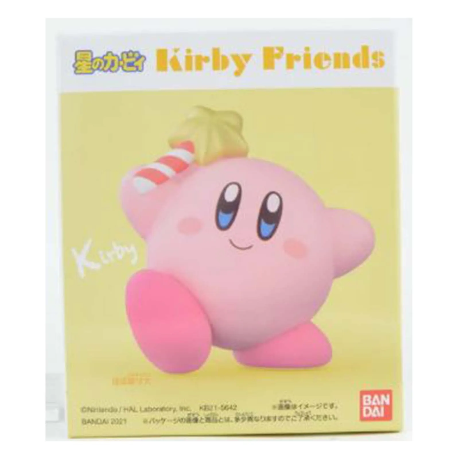 Bandai Kirby Friends Shokugan Kirby With Star Wand Mini Figure