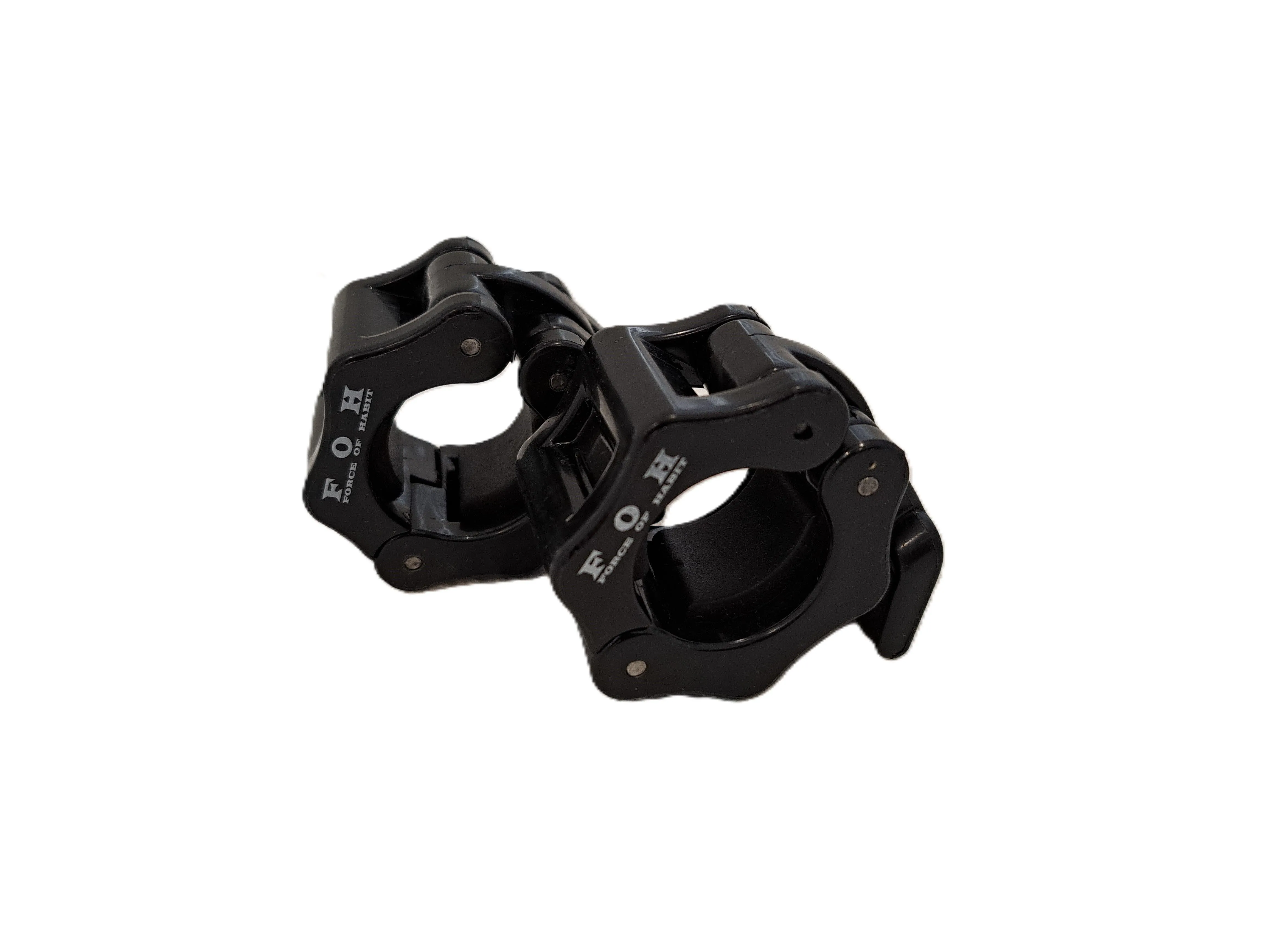 Barbell Collars for Securing 1” 25 Weight Plates for Powerlifting & Weightlifting– Heavy-Duty Non Slip Lock-Jaw Style