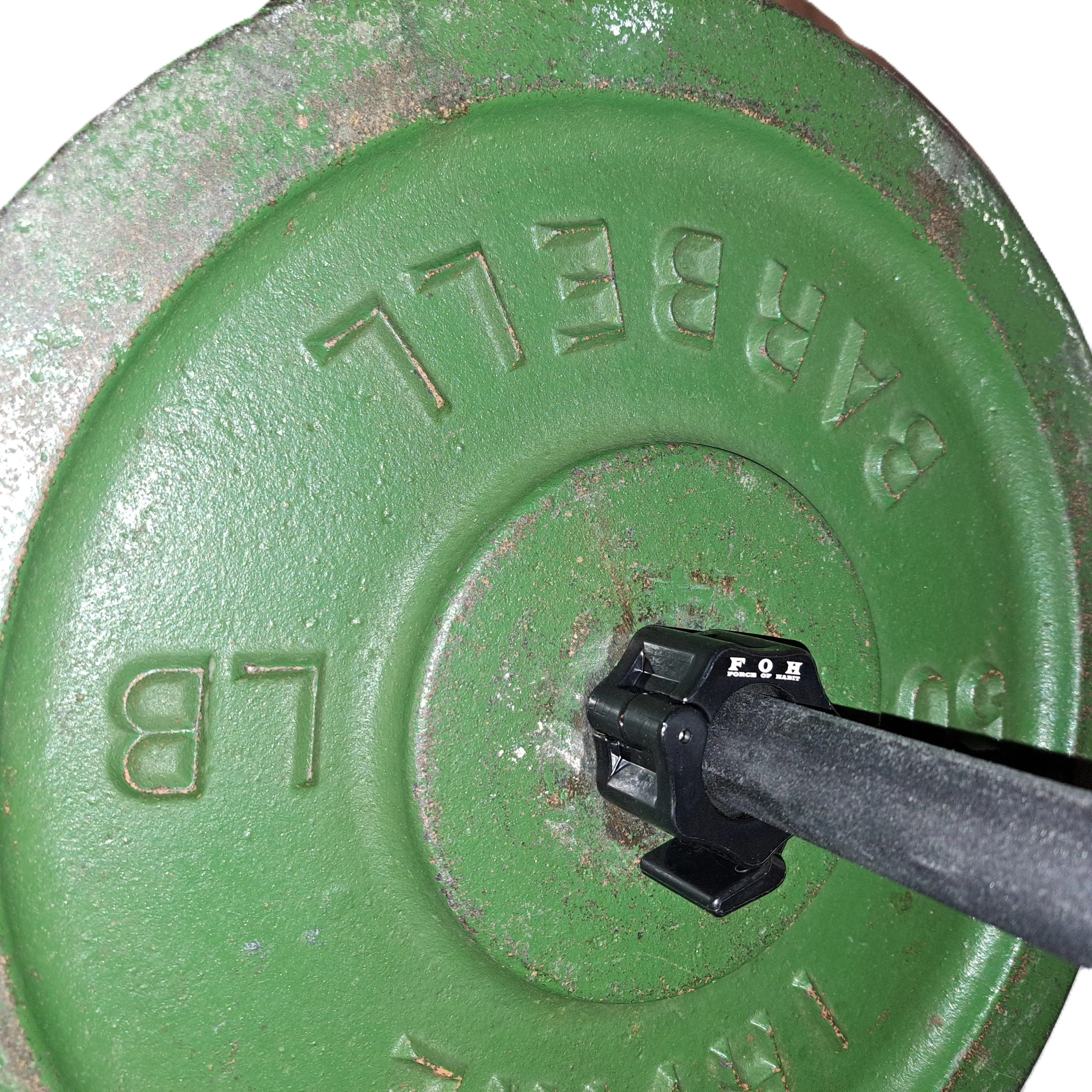 Barbell Collars for Securing 1” 25 Weight Plates for Powerlifting & Weightlifting– Heavy-Duty Non Slip Lock-Jaw Style