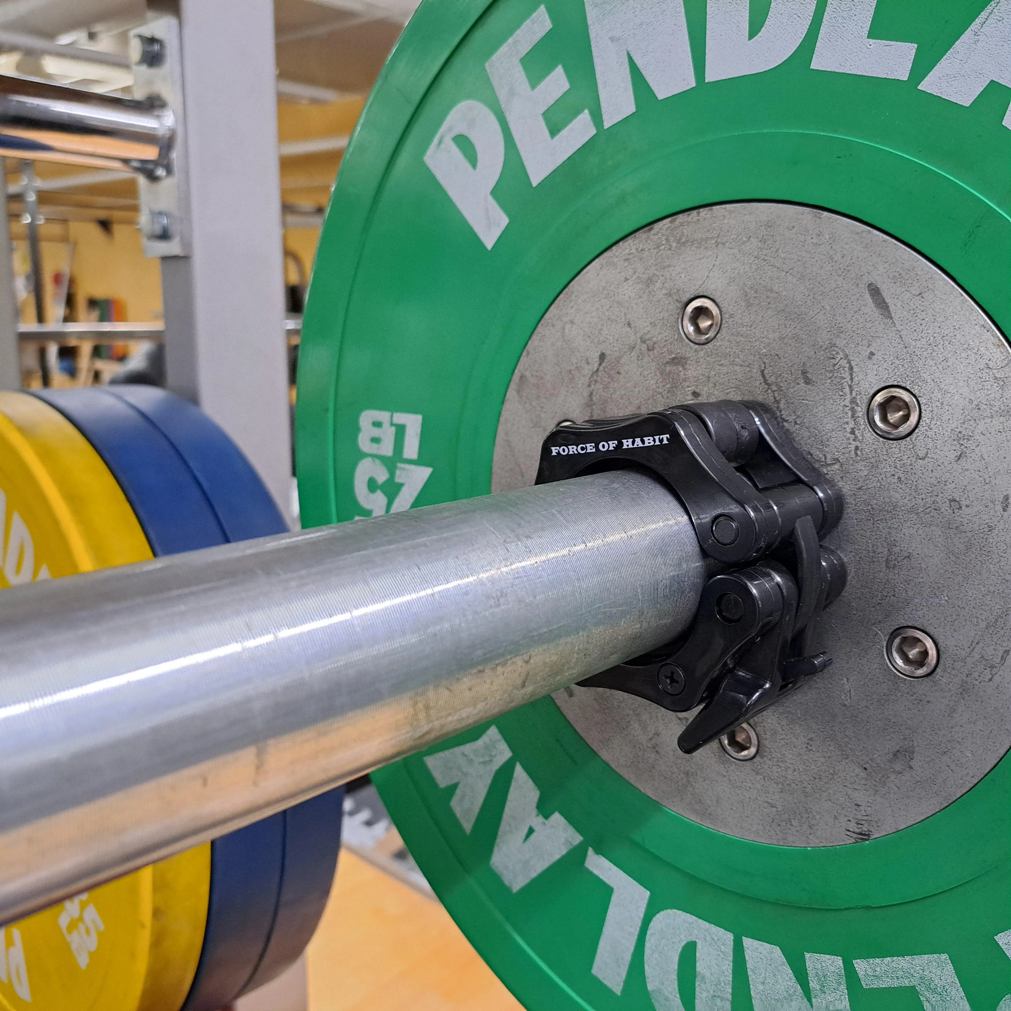 Barbell Collars for Securing 2” 50mm Weight Plates for Powerlifting & Weightlifting– Heavy-Duty Non Slip Lock-Jaw Style