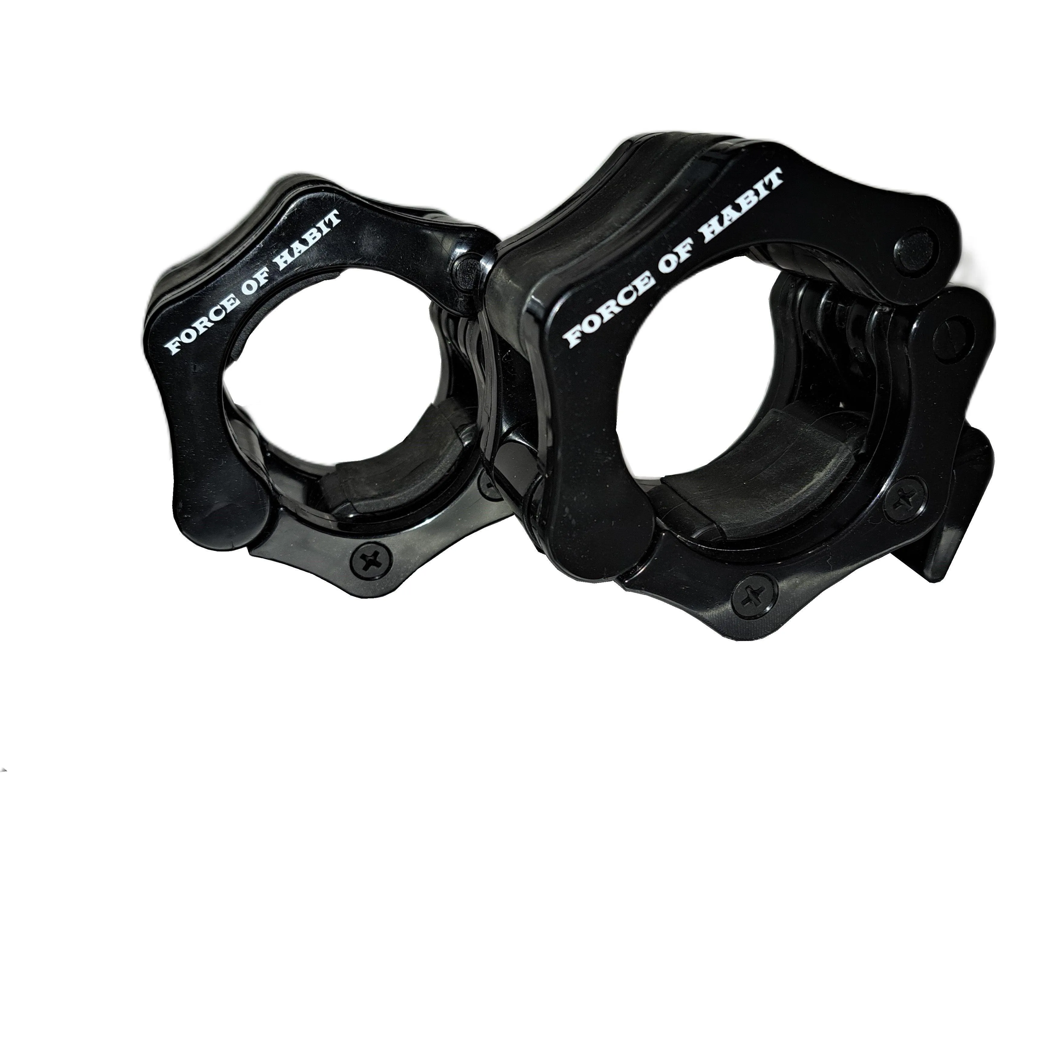 Barbell Collars for Securing 2” 50mm Weight Plates for Powerlifting & Weightlifting– Heavy-Duty Non Slip Lock-Jaw Style