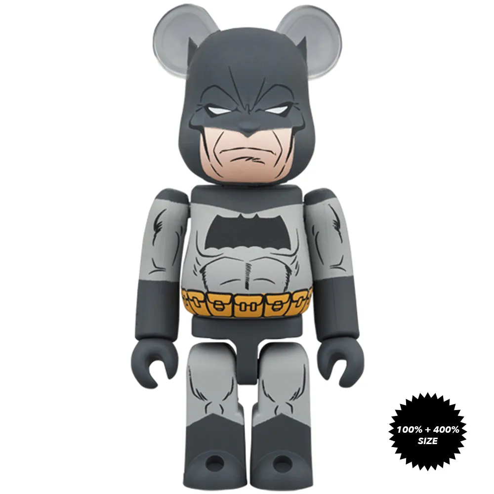 Batman (The Dark Knight Returns Ver.) 100%   400% Bearbrick Set by Medicom Toy