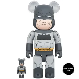 Batman (The Dark Knight Returns Ver.) 100%   400% Bearbrick Set by Medicom Toy