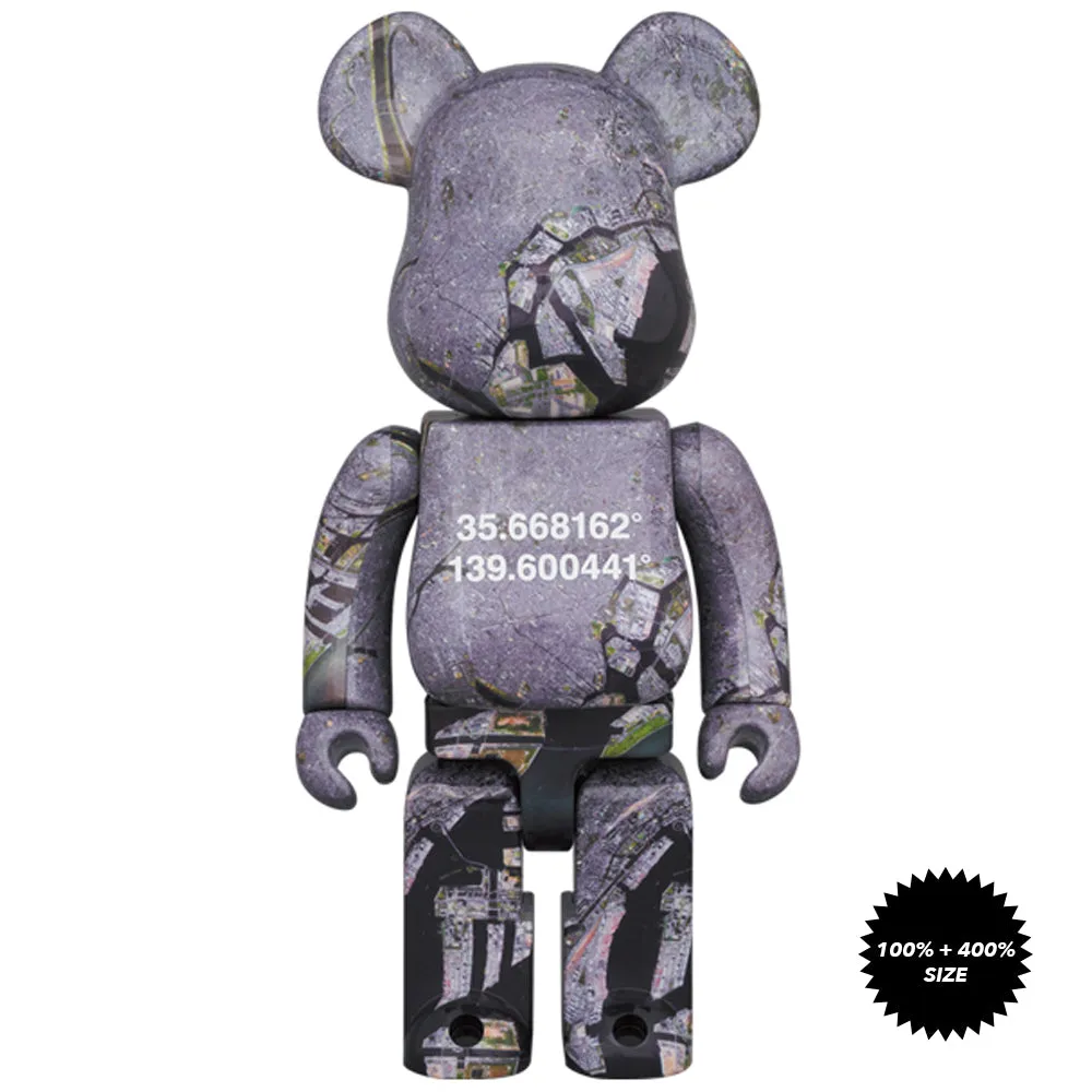 Benjamin Grant OVERVIEW Tokyo 100%   400% Bearbrick Set by Medicom Toy