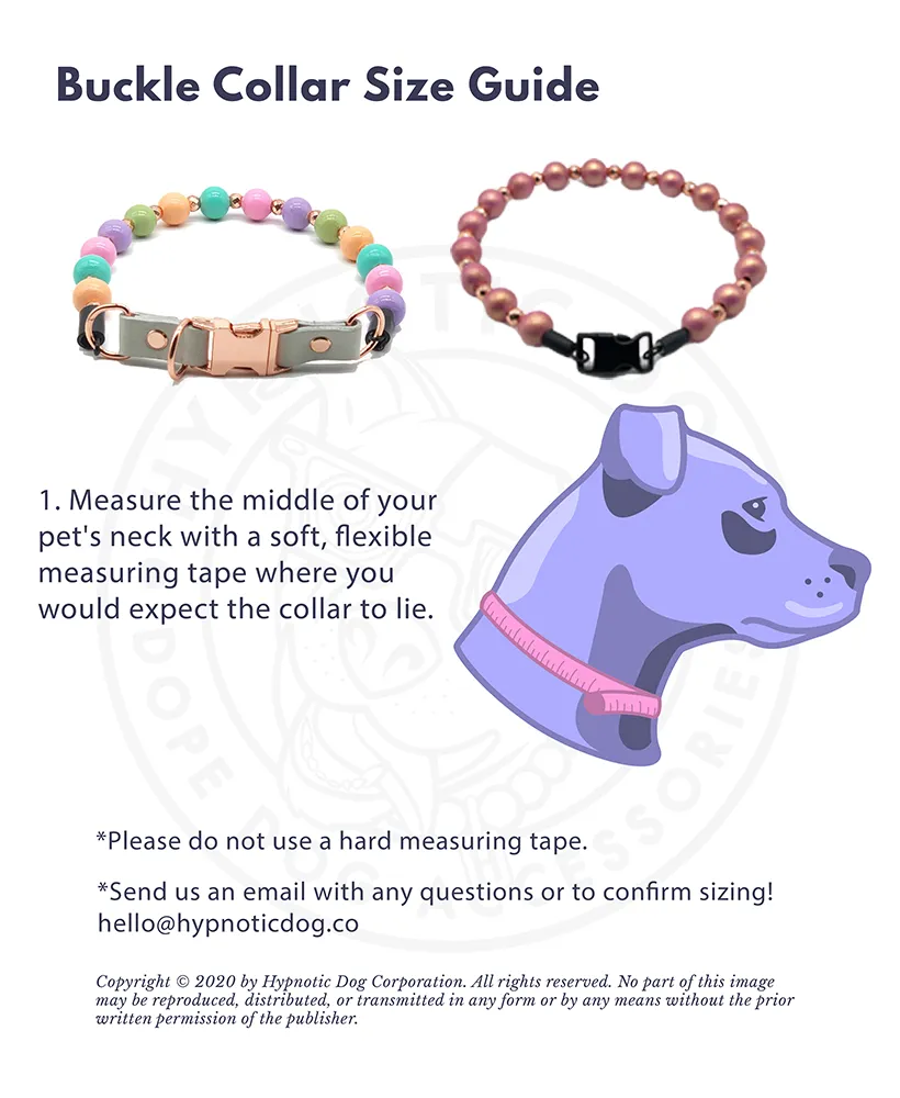 Blush Pink Rain Triplo Acrylic Bead Collar