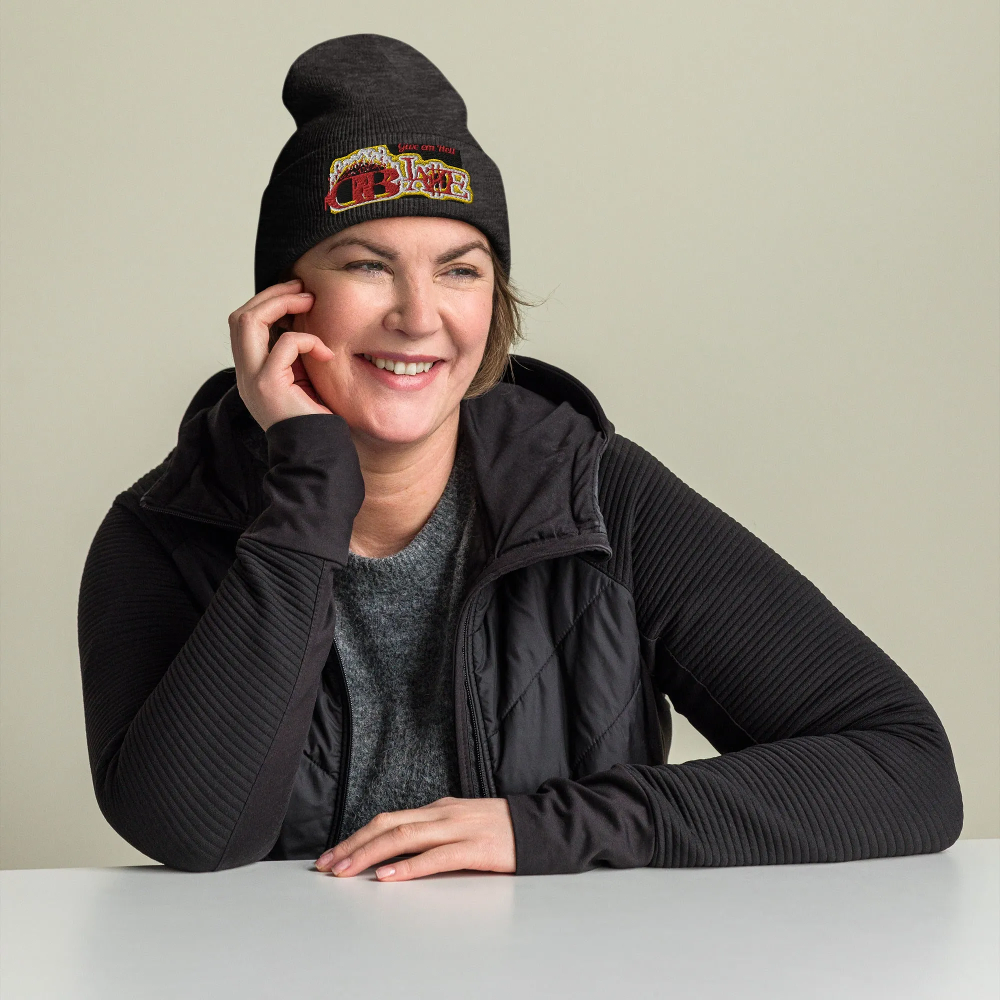 Branded D-Blaze logo Cuffed Beanie