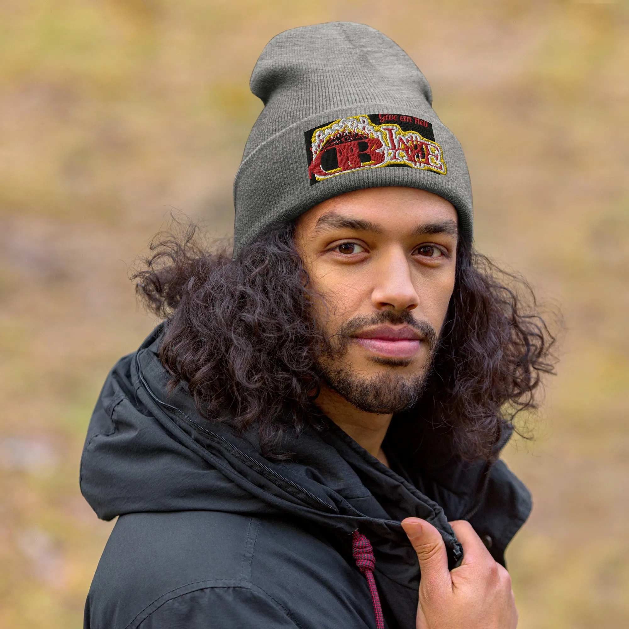 Branded D-Blaze logo Cuffed Beanie