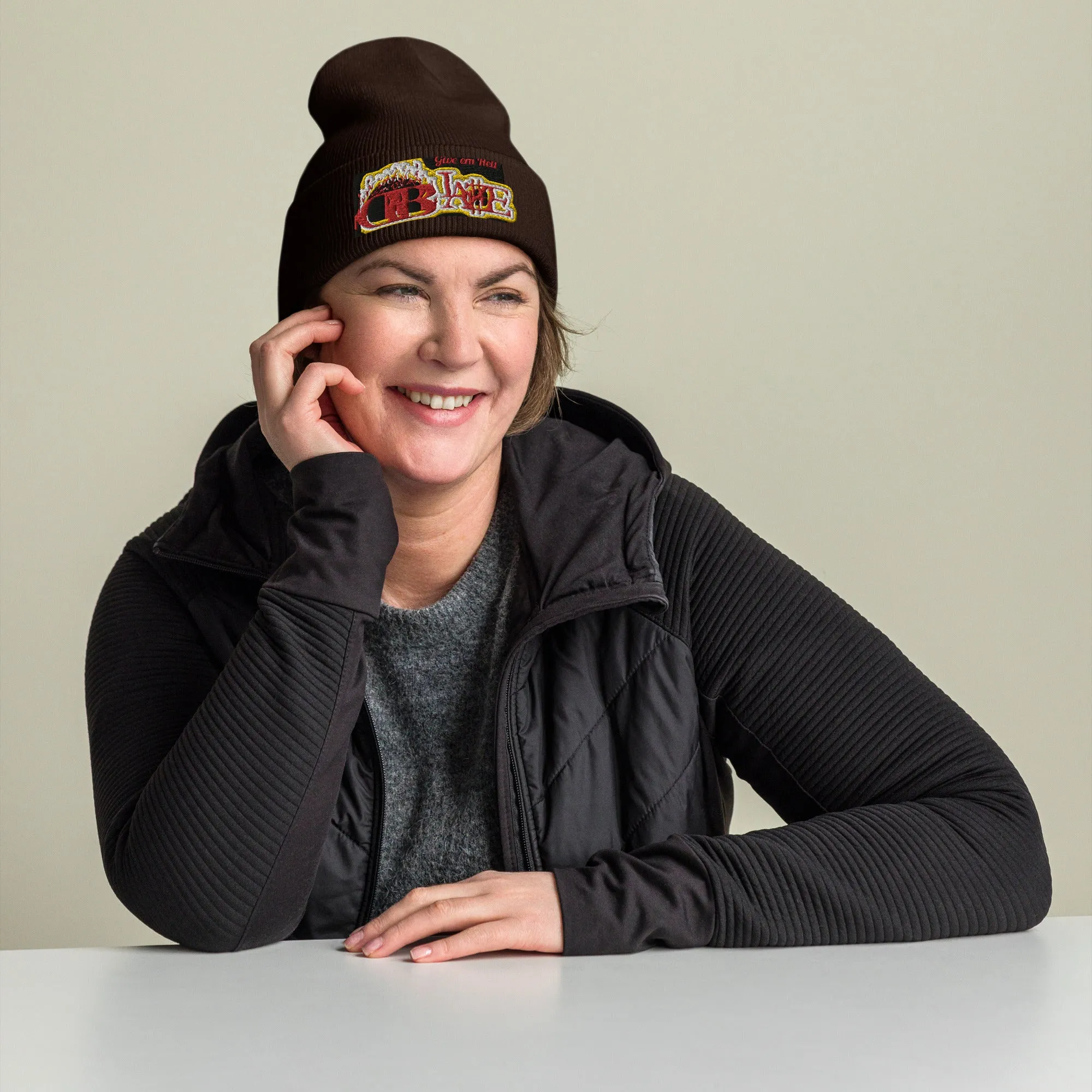Branded D-Blaze logo Cuffed Beanie