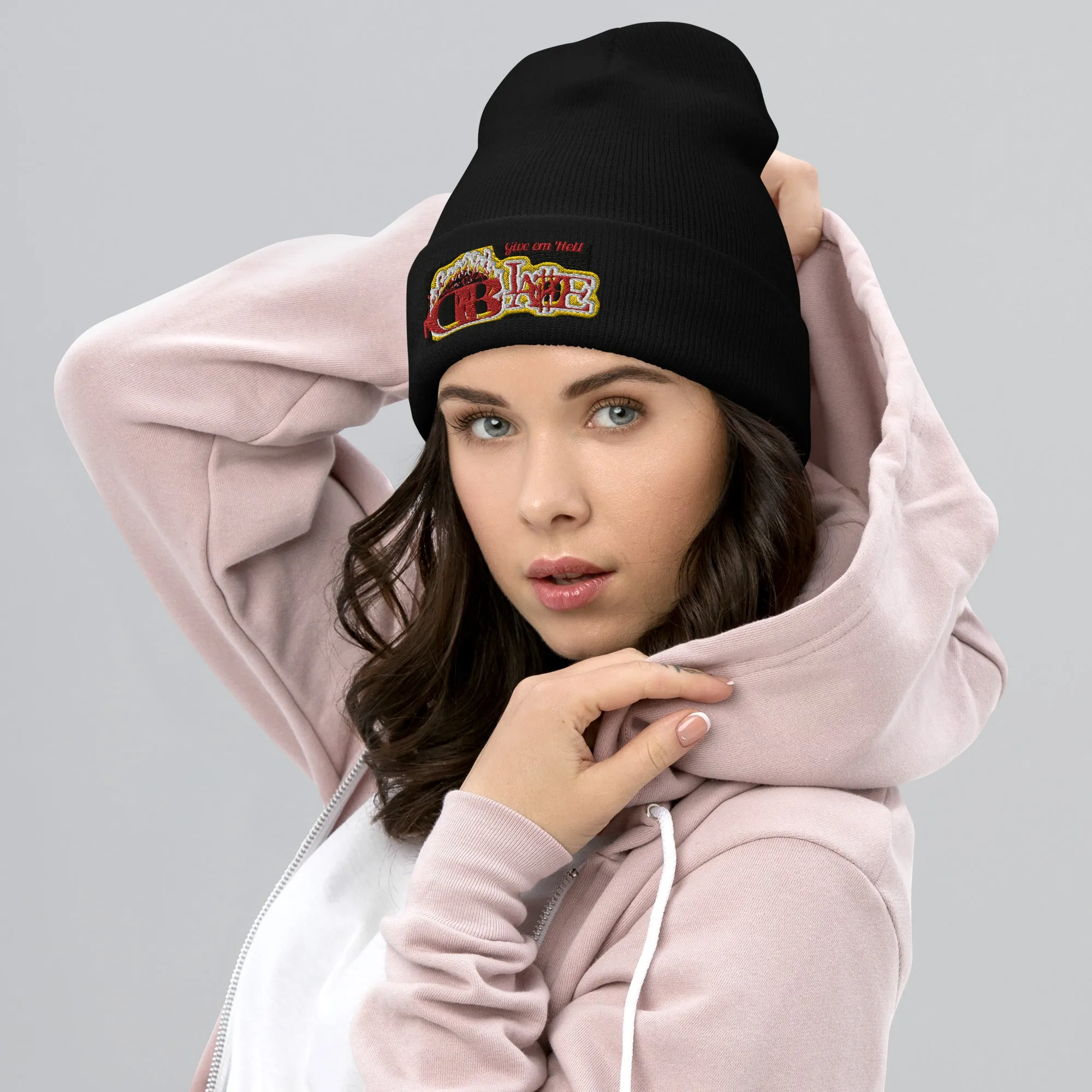 Branded D-Blaze logo Cuffed Beanie