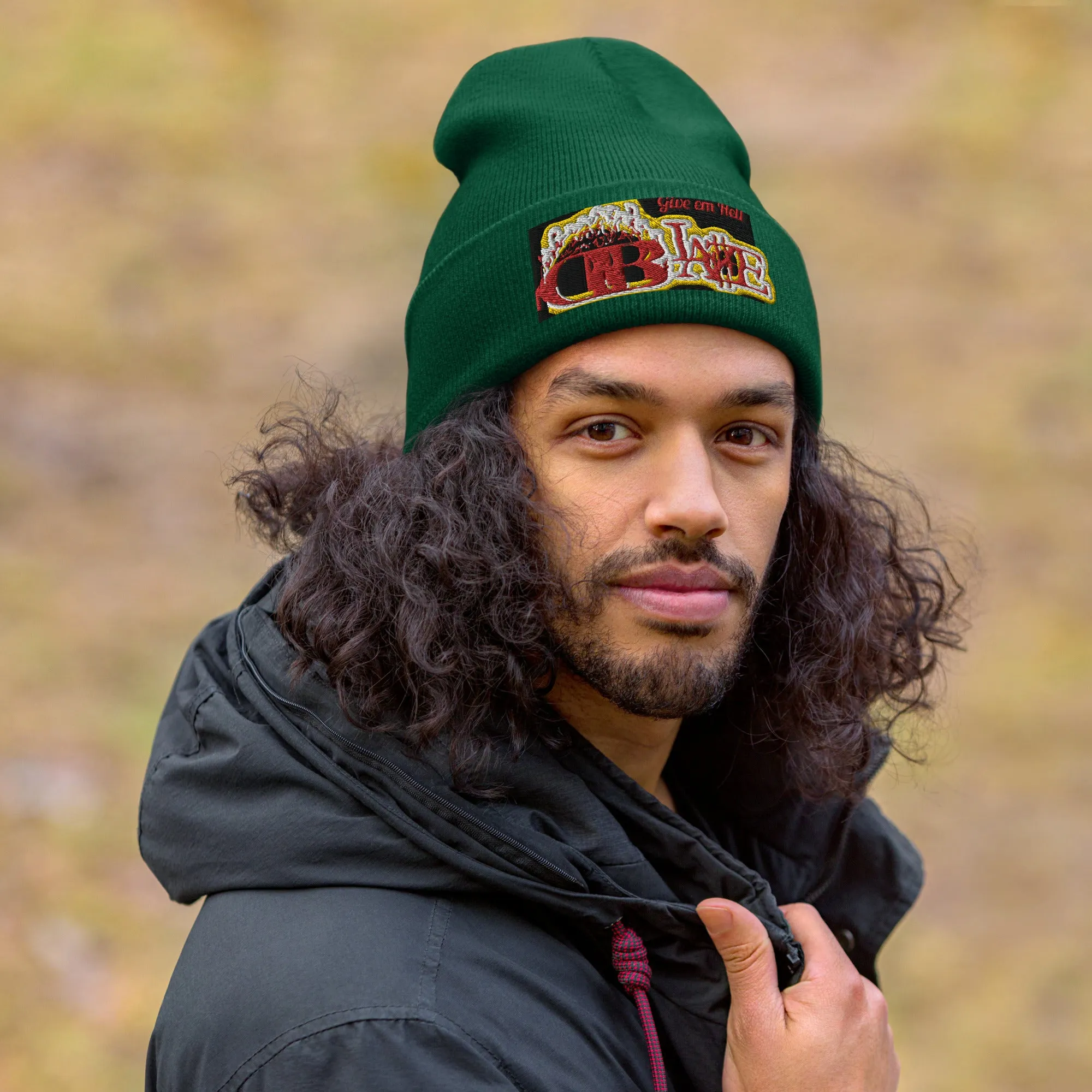 Branded D-Blaze logo Cuffed Beanie