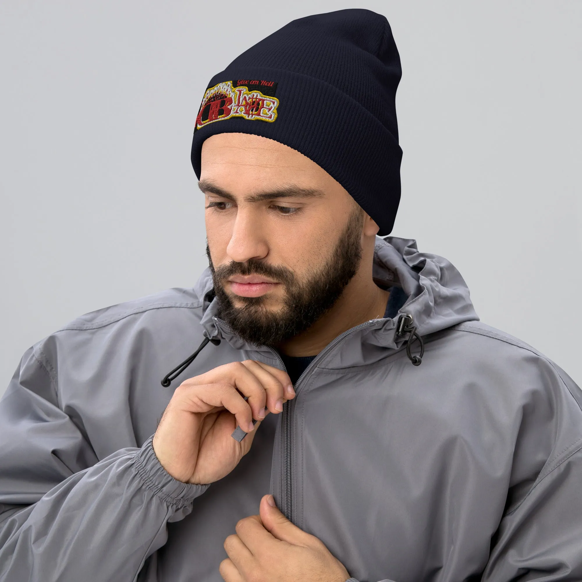 Branded D-Blaze logo Cuffed Beanie