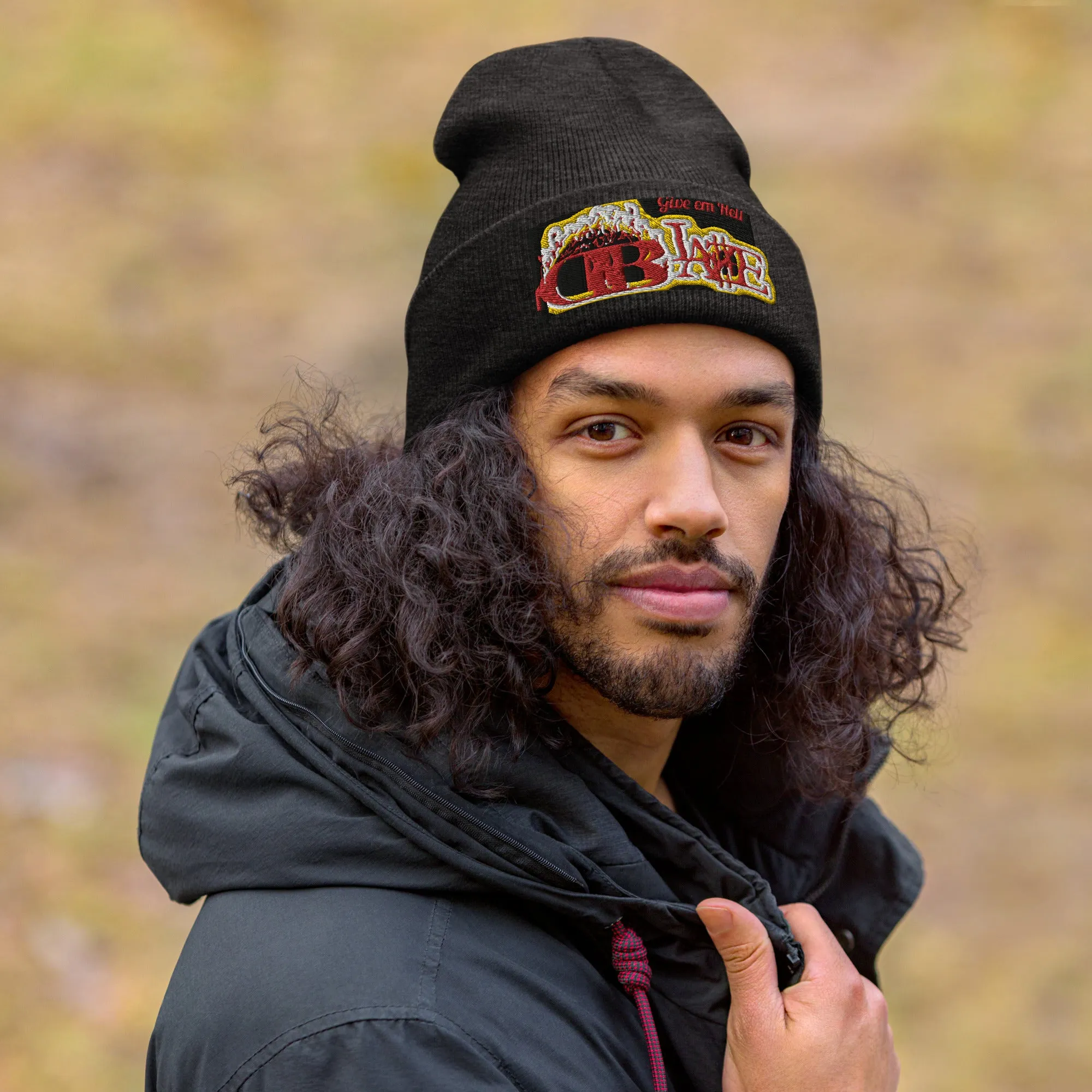 Branded D-Blaze logo Cuffed Beanie