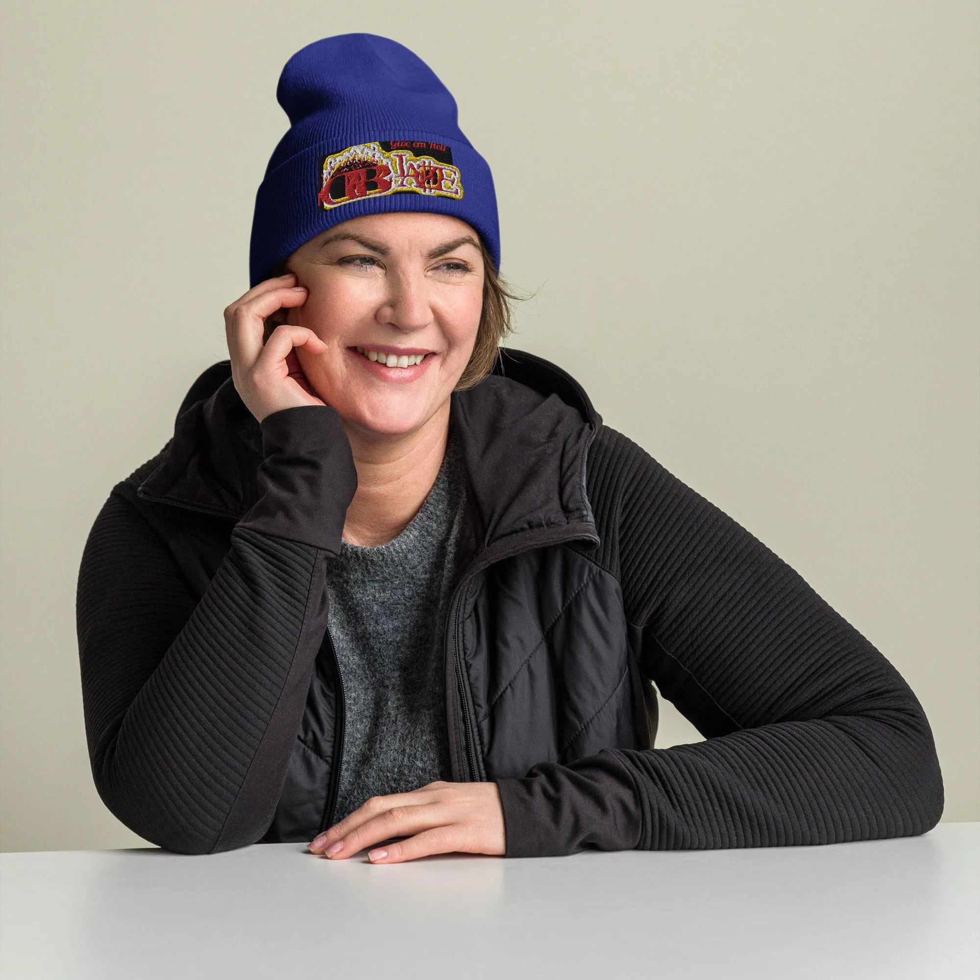 Branded D-Blaze logo Cuffed Beanie