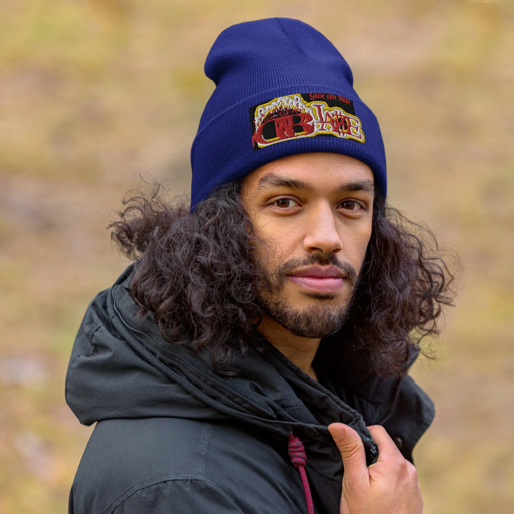 Branded D-Blaze logo Cuffed Beanie