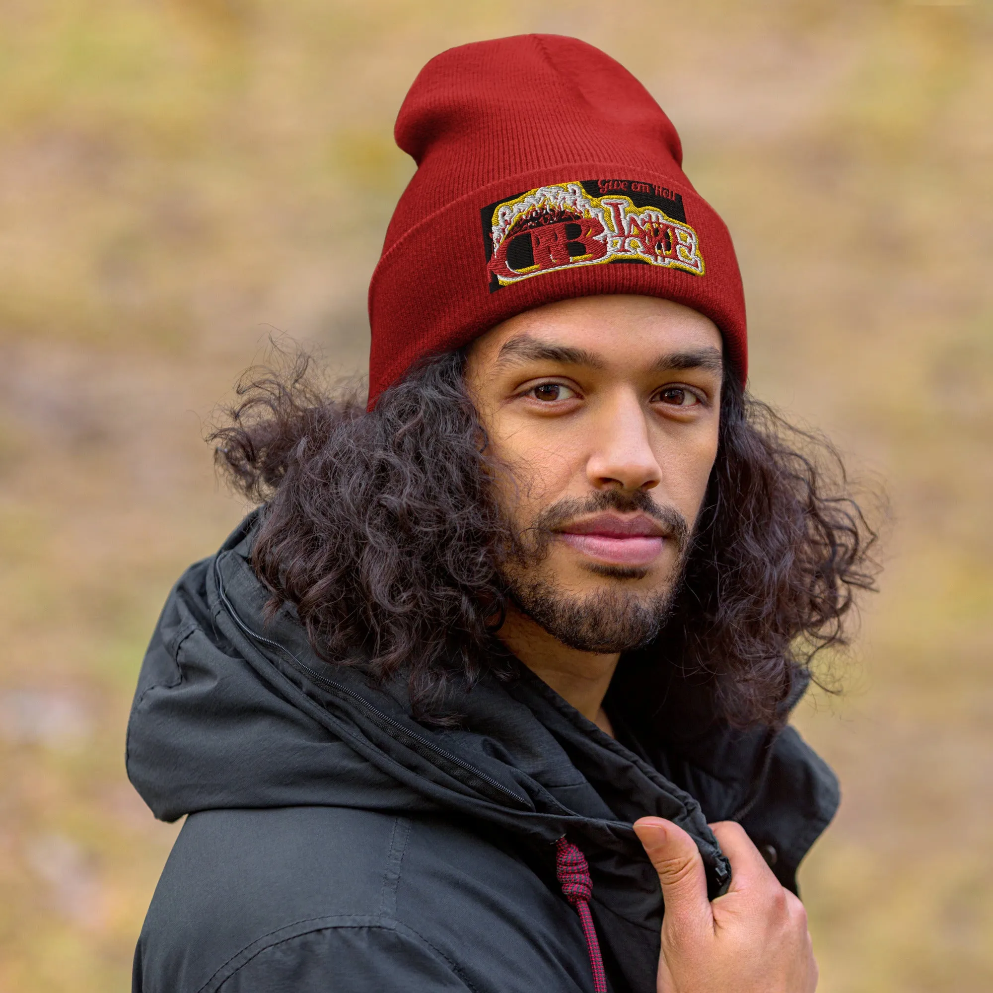 Branded D-Blaze logo Cuffed Beanie
