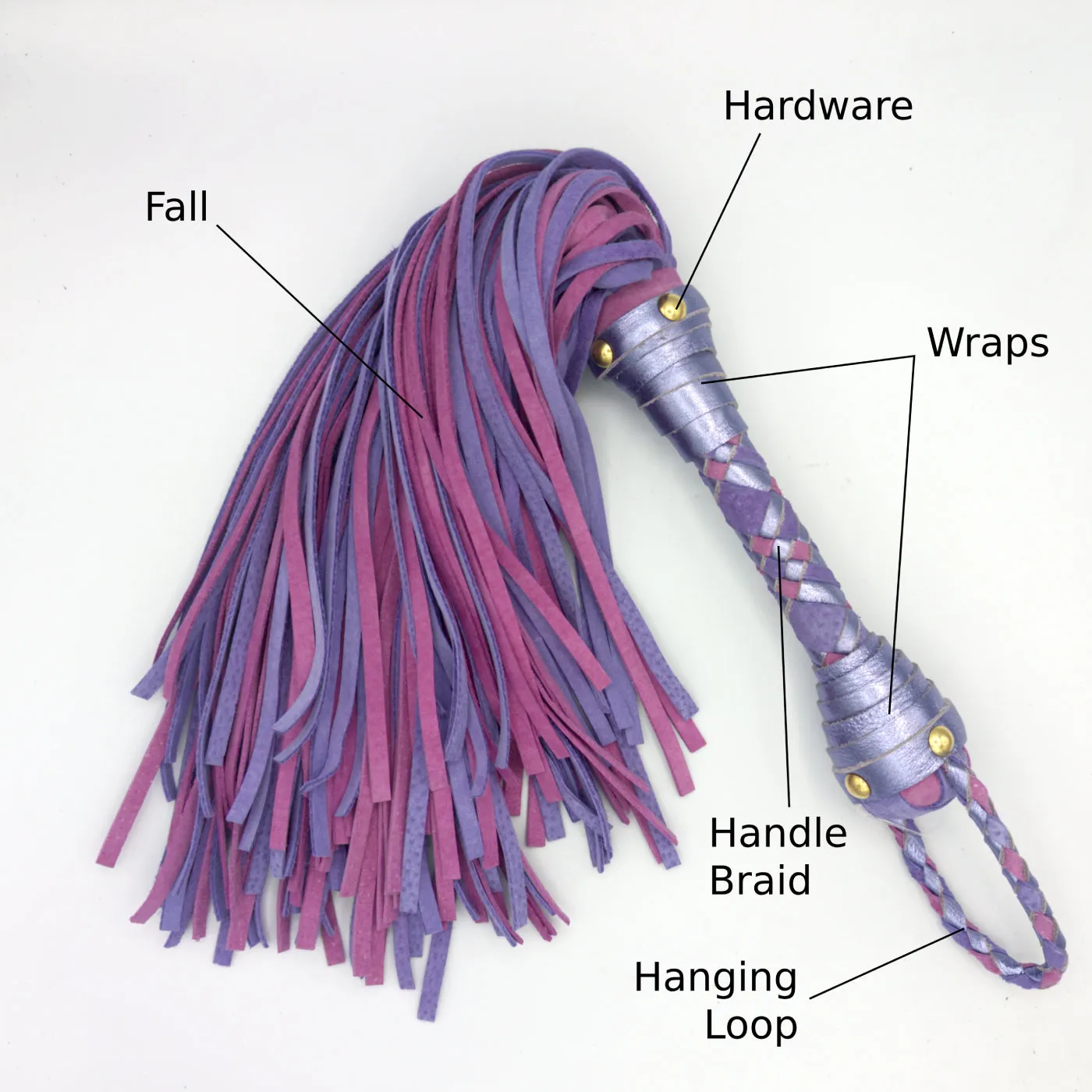 Built to Order Custom Pig Suede Flogger