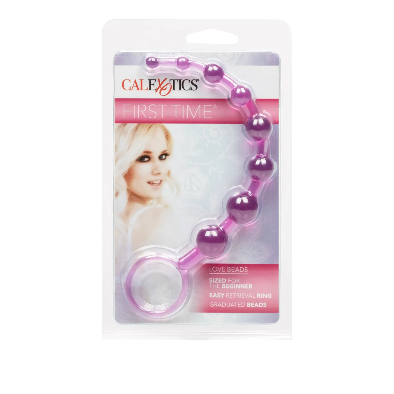 CalExotics First Time Love Beads - Pink
