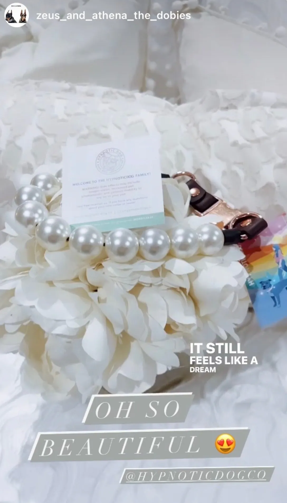 Chunky White Pearls Acrylic Bead Collar