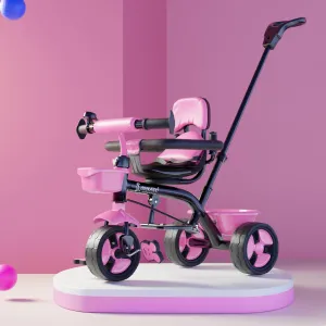 Cockatoo Star Cruise Tricycle for Kids 2 to 5 Years, Tricycle with Parental Control & Push Handle, Max Weight 50 Kg