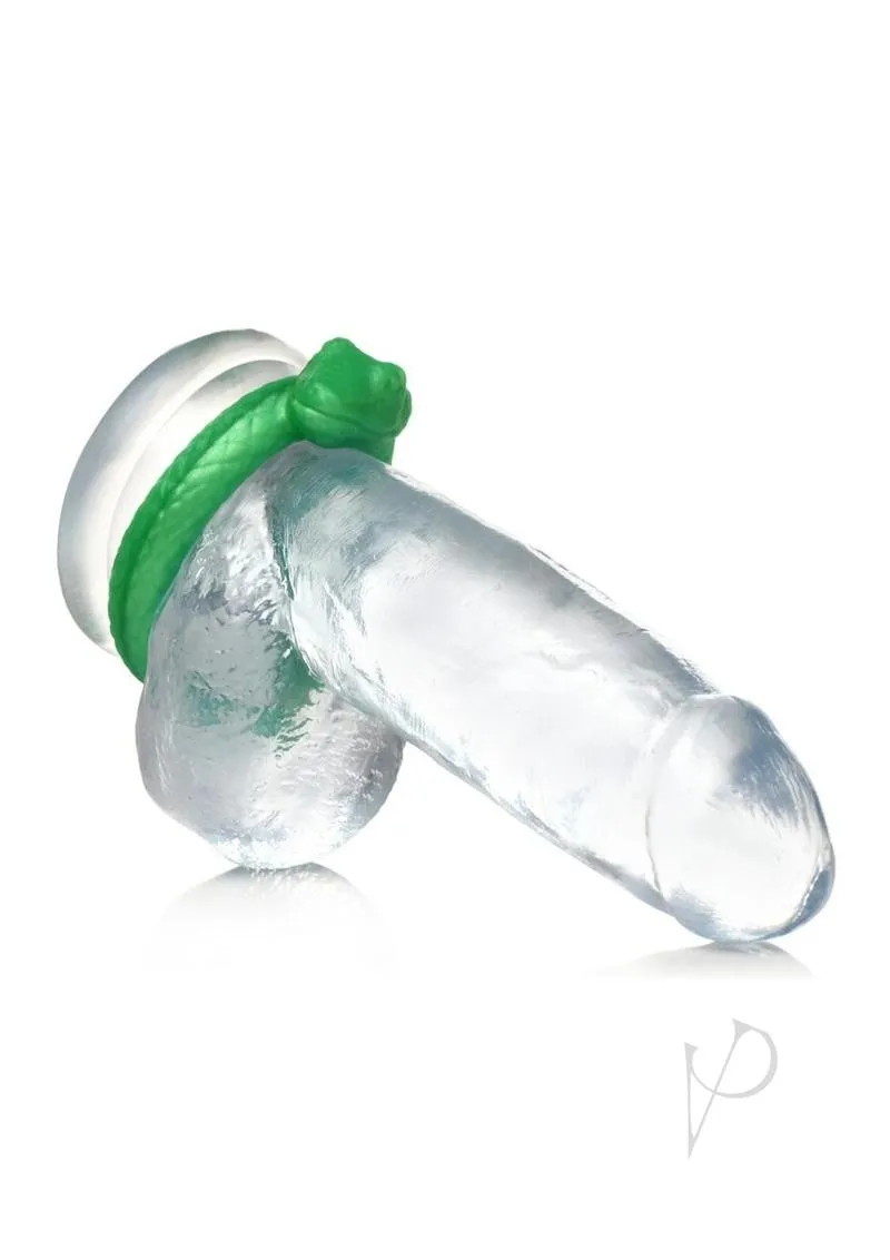 Creature Cocks Serpentine Silicone Cock Ring Green