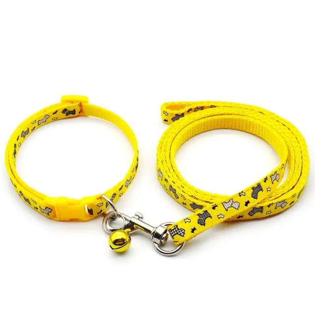 Cute Cartoon Adjustable Dog Collars