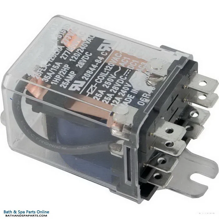 Deltrol Controls DPDT 30 Amp Dustcover Coil Relay [120 Vac] (20844-84)