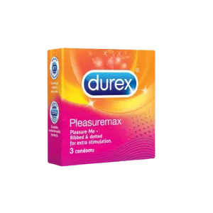 Durex Pleasuremax 3's (Condoms)