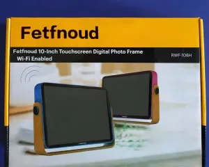 Fetfnoud Digital Picture Frame, Sharing Photos and Videos via App or Email Instantly