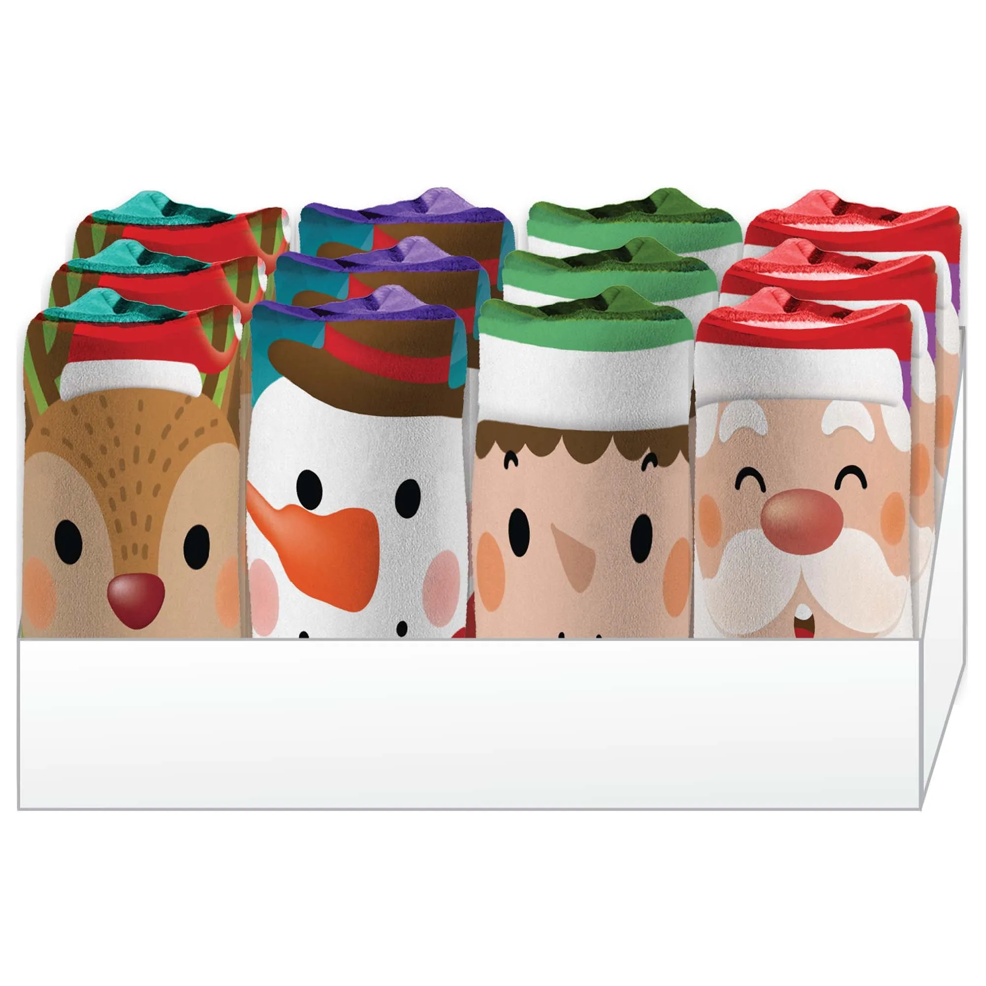 Flippin Christmas Plush Water Wiggles Fidget Toy, Assortment, 1 Count