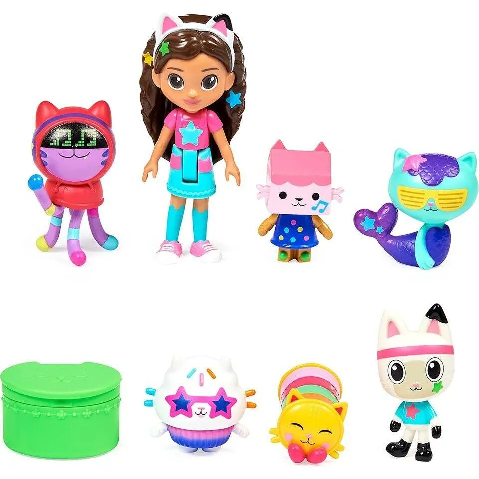 GABBY's Dollhouse Deluxe Figures Dance Party Set