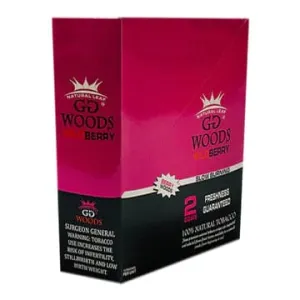 GG Woods Wild Berry Cigar Wraps 15ct Box