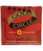 Gold Circle Latex 4 Condoms