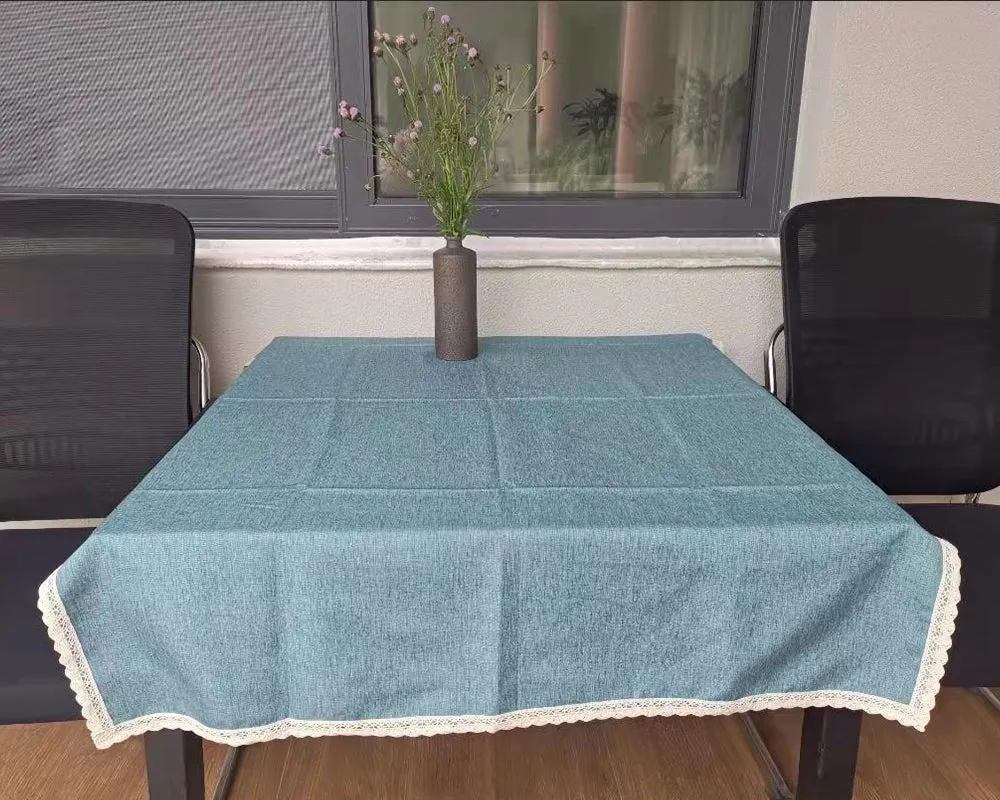 gonnrly textile tablecloth,Faux Linen Rectangle Tablecloth - Washable, Spillproof, Easy Care, Wrinkle Resistant, Thick Indoor and Outdoor Table Cloths, Premium Polyester Fabric