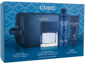 GUESS SEDUCTIVE BLUE MEN EDT 4S SET (100ML 100ML SG 226ML DEO  POUCH)