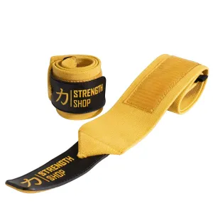 Heavy Wrist Wraps, Gold - IPF Approved – 60cm/90cm