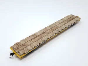 HO Walthers 60ft Pullman-Standard Wood Flat Car Deck - model 910-5307