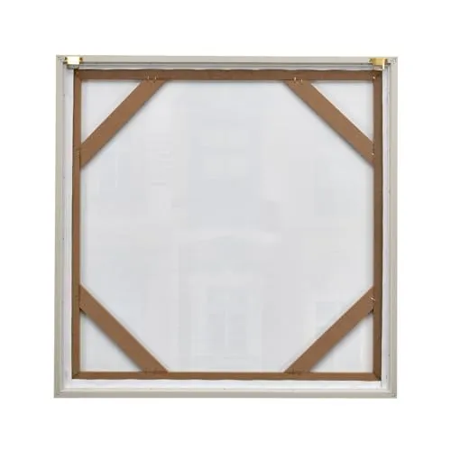 @home by Nilkamal Windows of Prague Canvas Wall Painting |Ideal for Living Room, Bedroom, Office, Hotel and Restaurants |60 x 60 cm| Multicolour