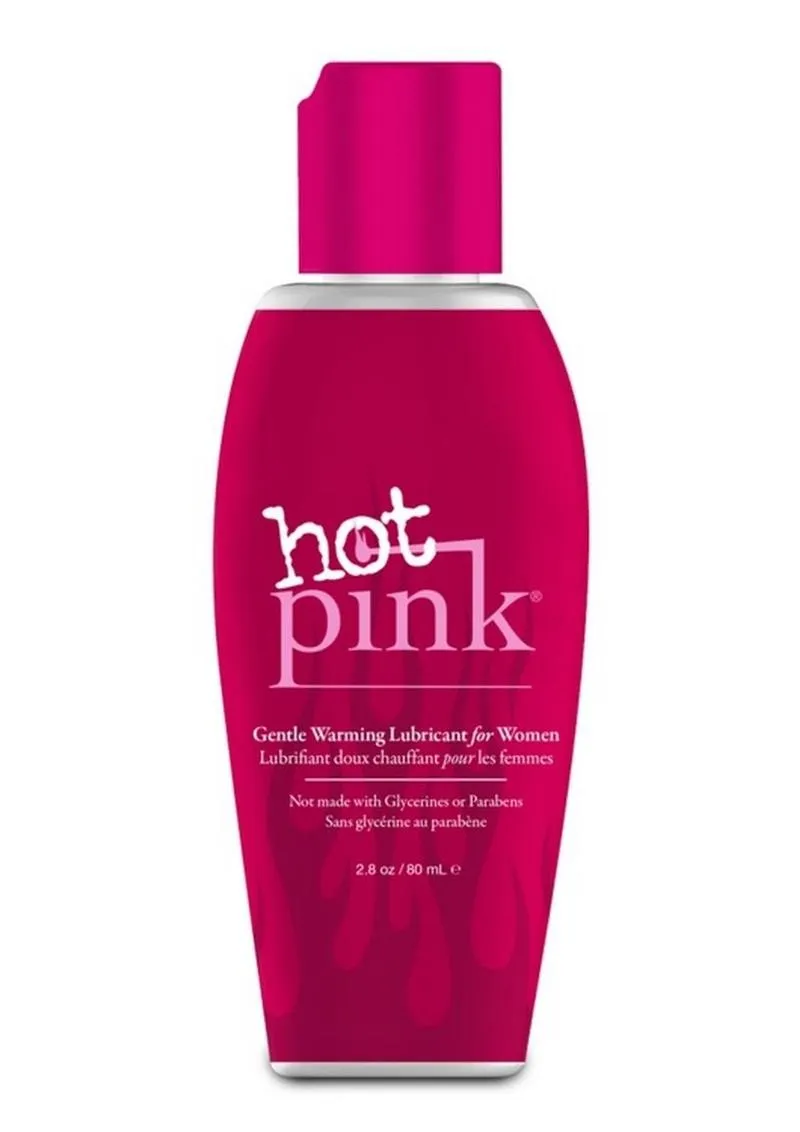 Hot Pink Water Based Warming Lubricant