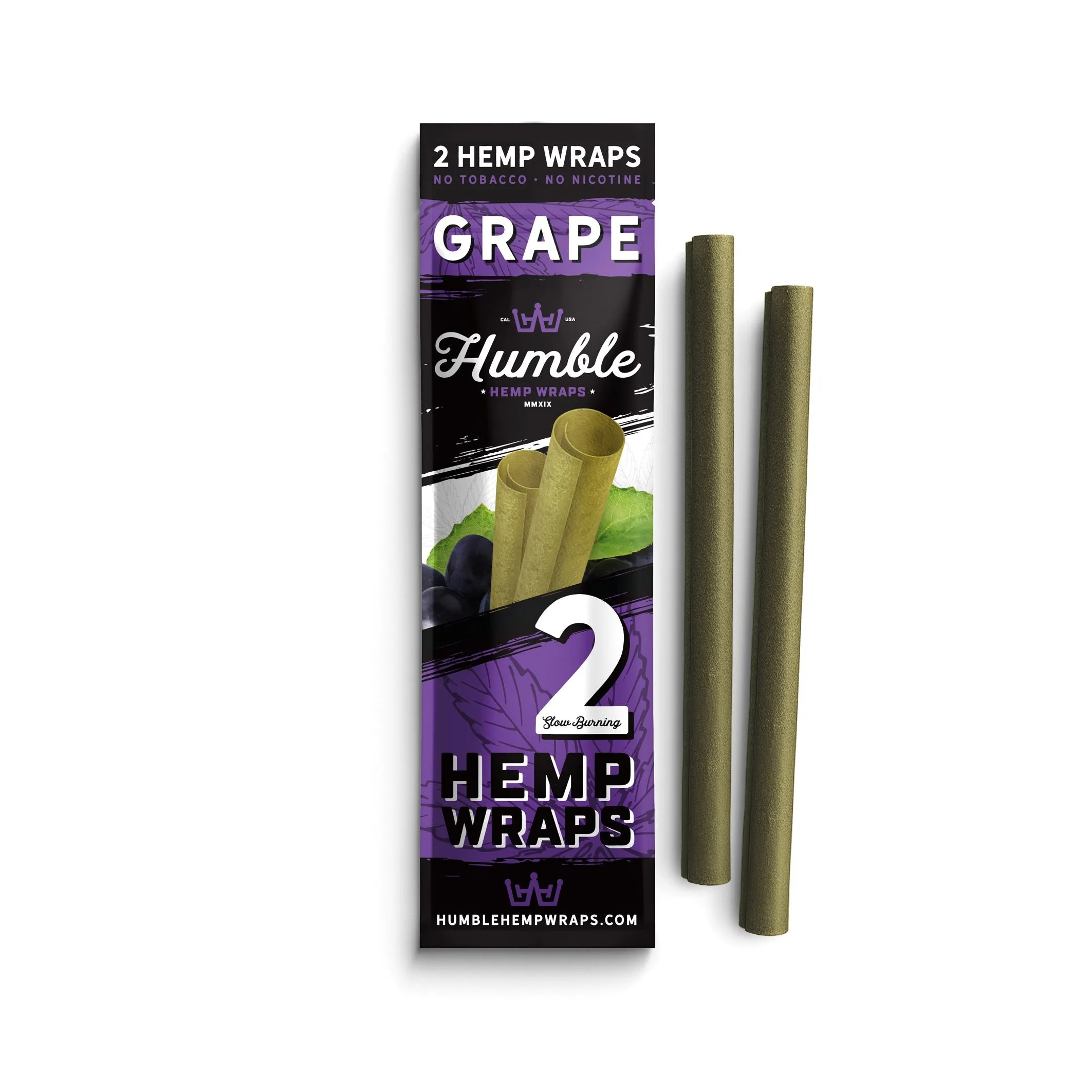Humble Hemp Wraps - Grape Flavor - 25 Pack