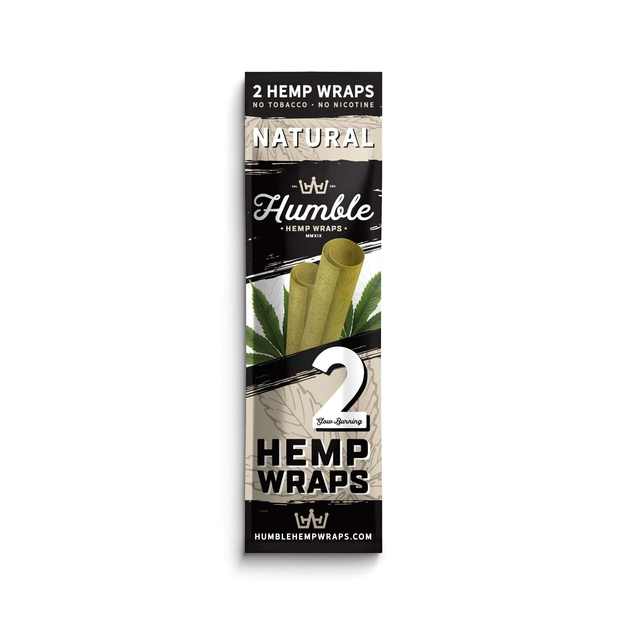 Humble Hemp Wraps - Natural Flavor - 25 Pack