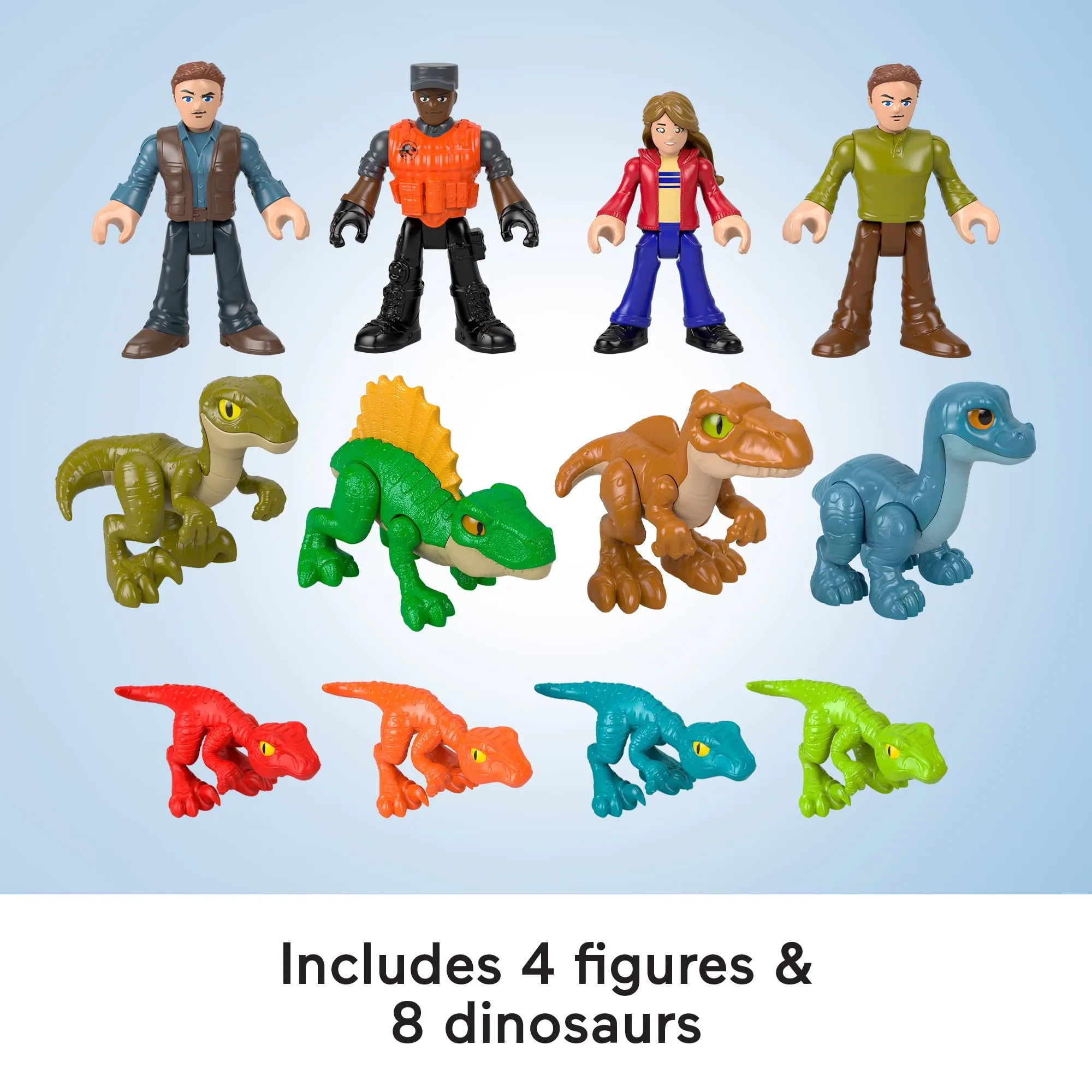 Imaginext Jurassic World Advent Calendar, Christmas Gift of 25 Dinosaur Toys & Figures for Preschool Kids Ages 3  Years