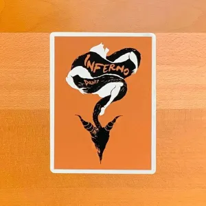 Inferno Sticker by Roberto Lanzanaster